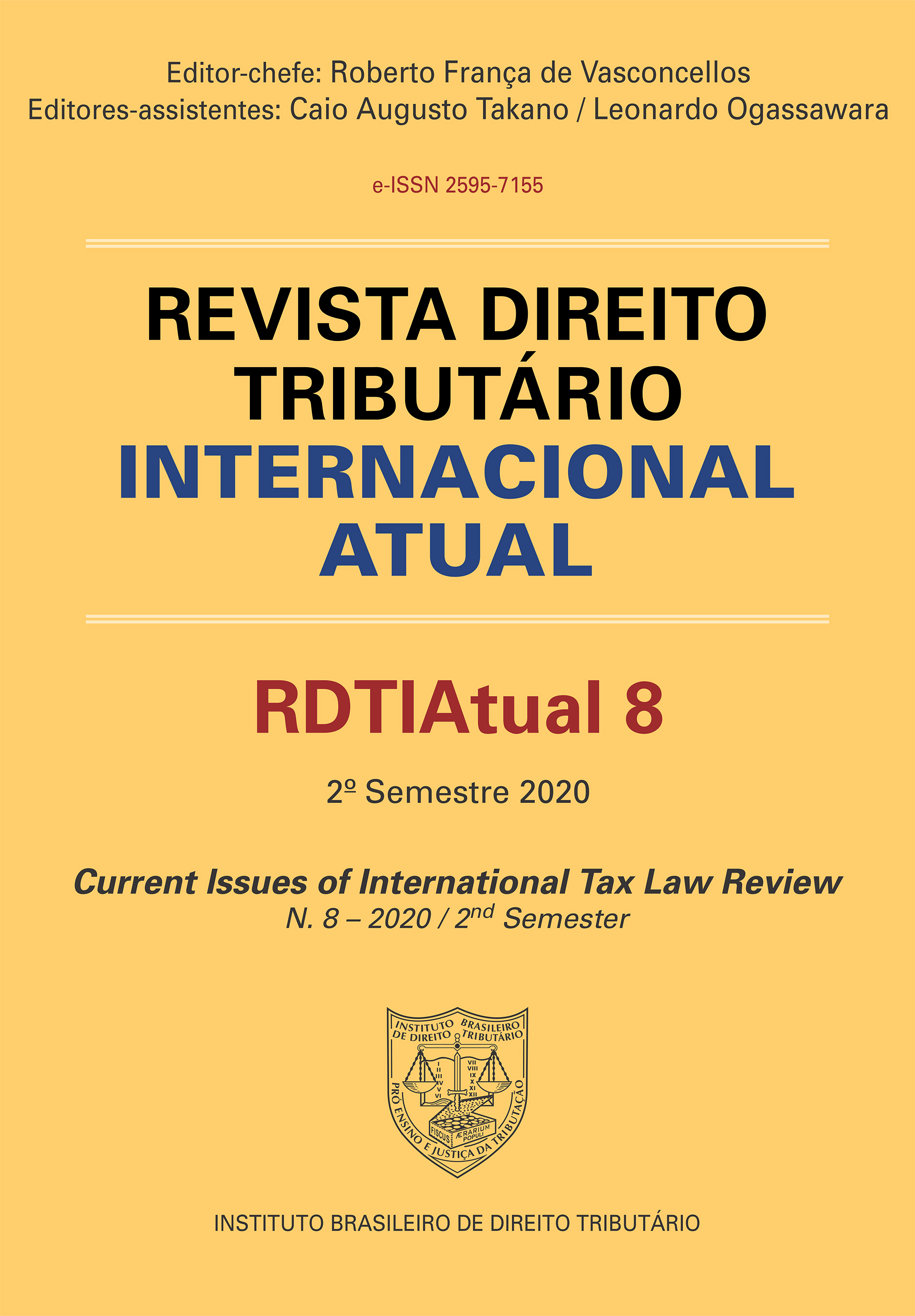 capa RDTIA Número 8