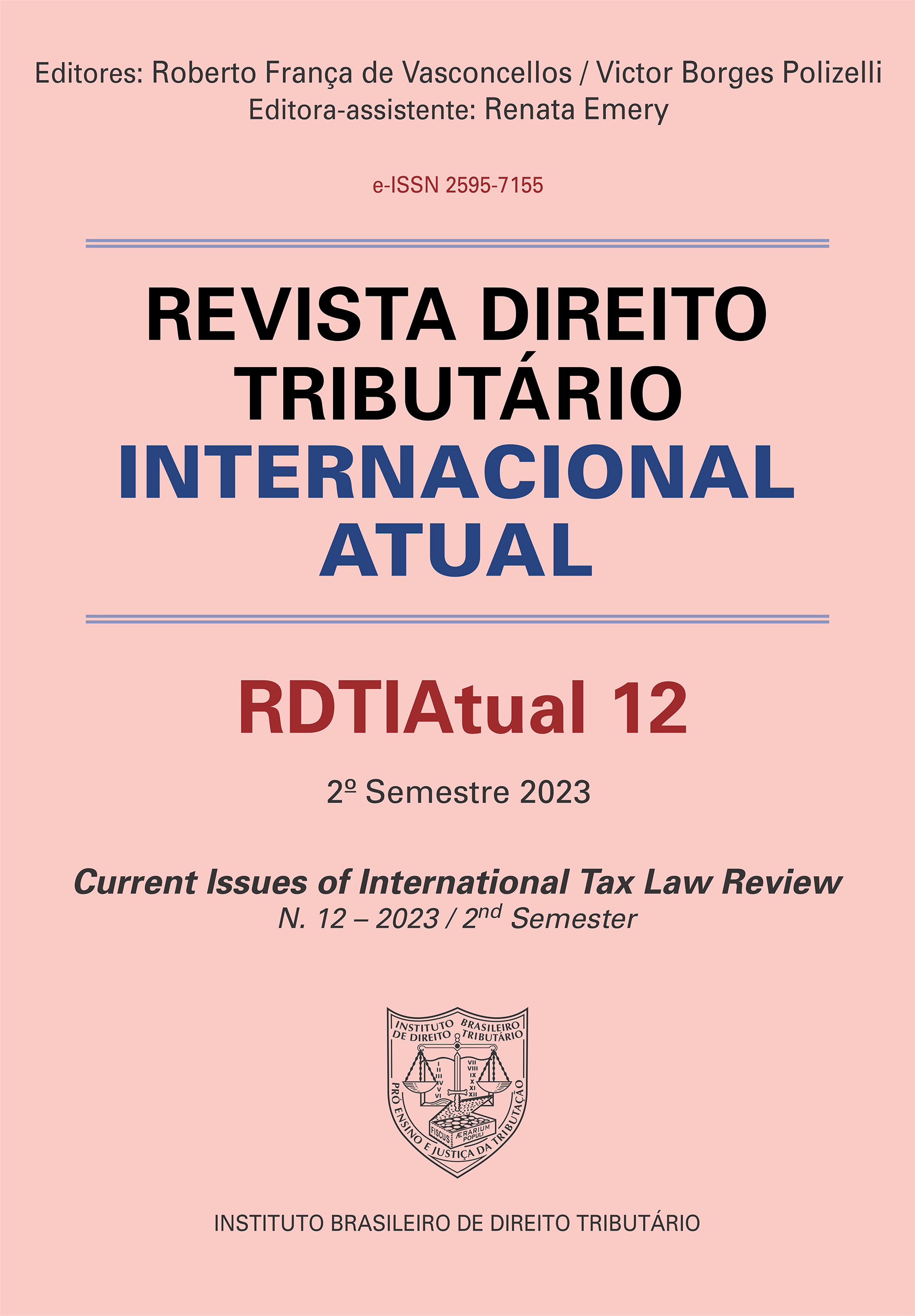 Revista Direito Tributário Internacional Atual
